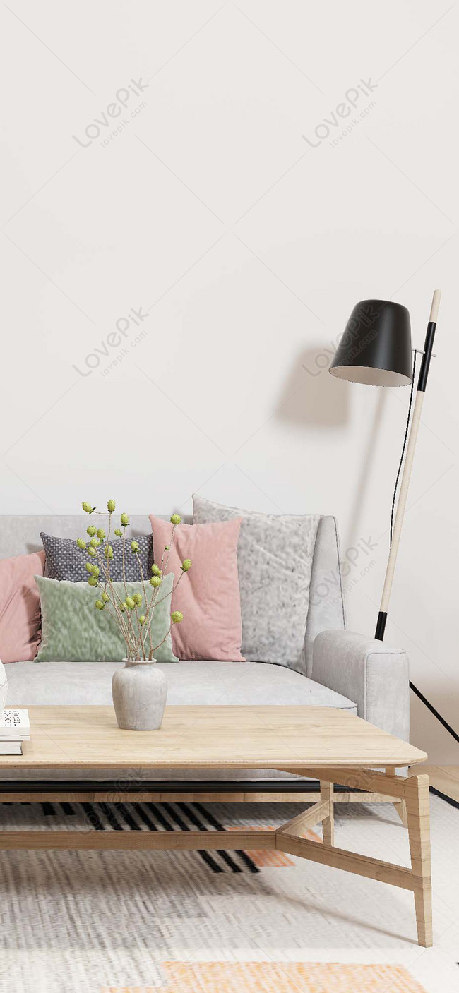 Modern Living Room Mobile Phone Wallpaper Images Free Download on Lovepik |  400547171