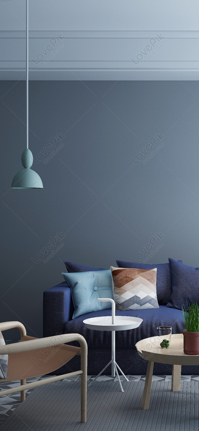 Modern Living Room Scene Mobile Phone Wallpaper Images Free Download on  Lovepik | 400541202