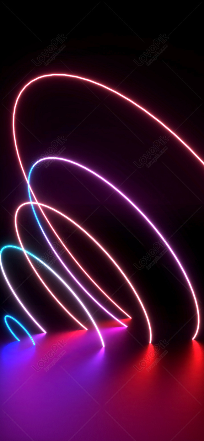Neon Light Space Mobile Phone Wallpaper Images Free Download on Lovepik |  400538280