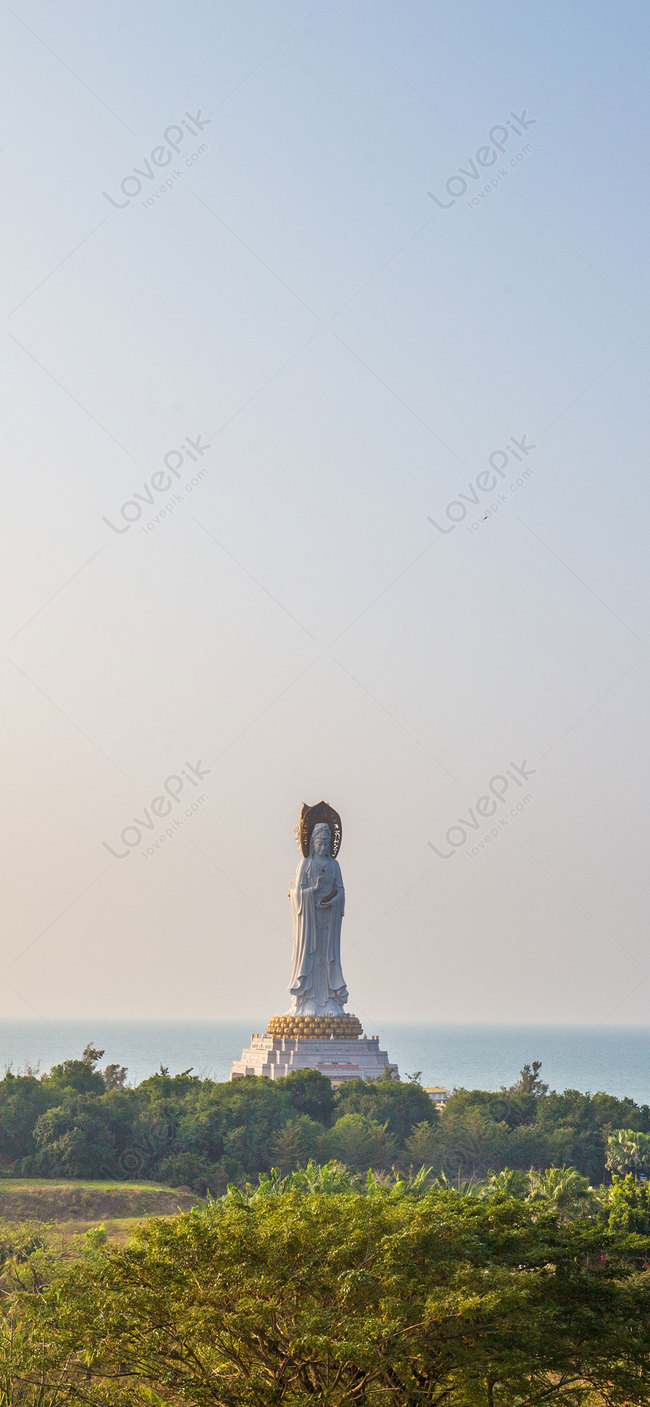 The big Guanyin statue located in Wall Mural | Buy online at Abposters.com