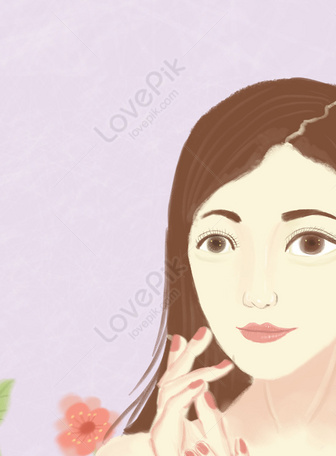 Cartoon Cute Girl Mobile Wallpaper Images Free Download on Lovepik |  400661247