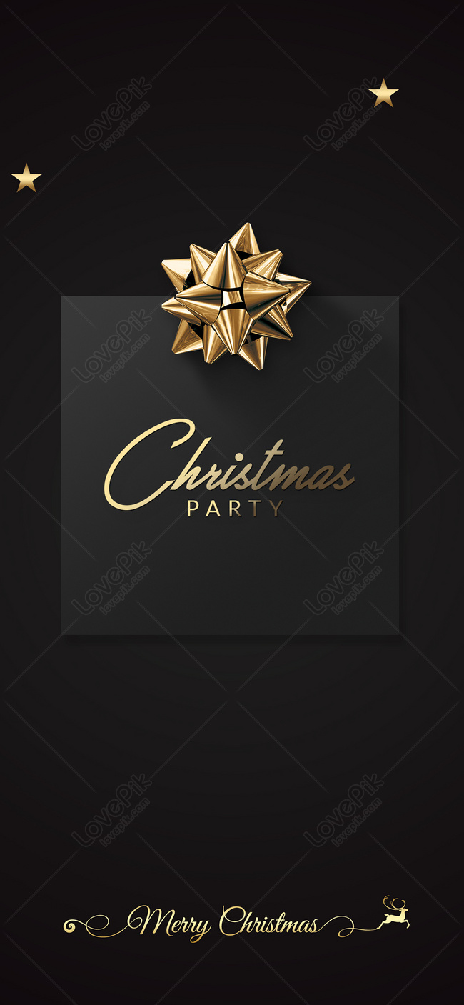 Black Gold Christmas Wallpaper Images Free Download on Lovepik | 400723769