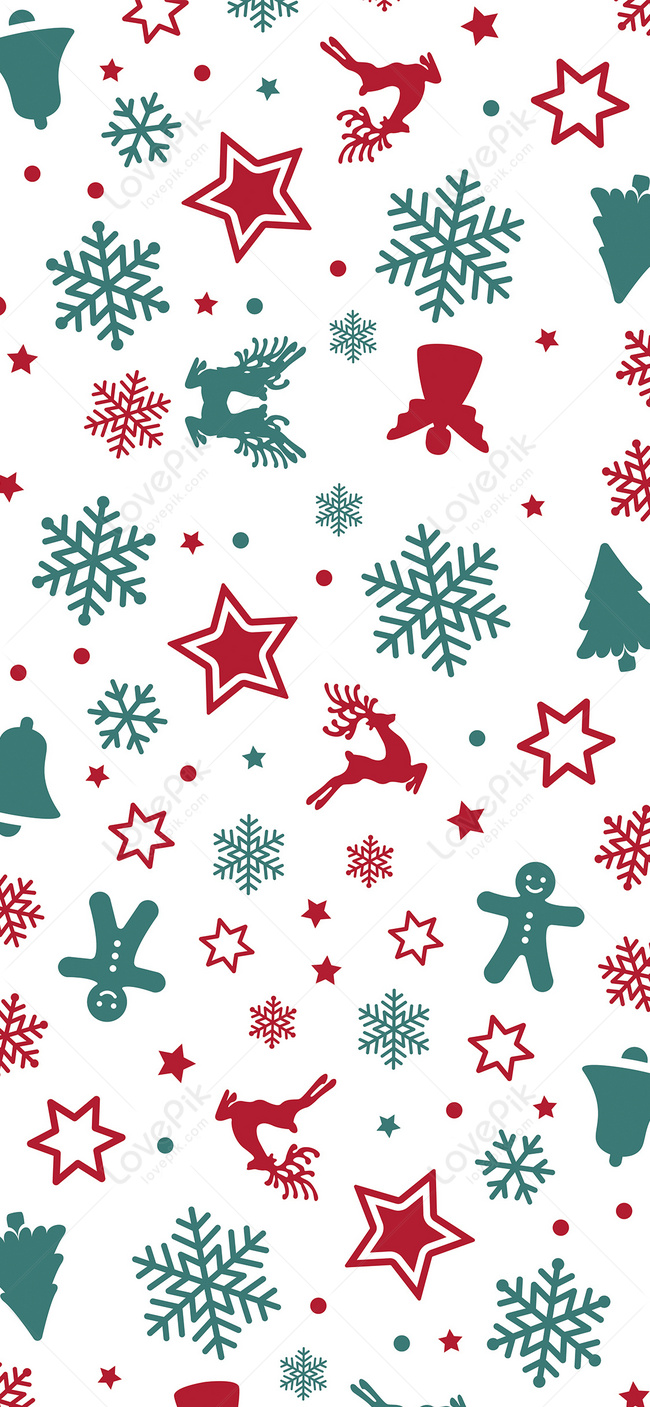 Fondo Dibujado A Mano De Navidad Fondo De Pantalla Móvil Imagen de Fondo  Gratis Descargar en Lovepik