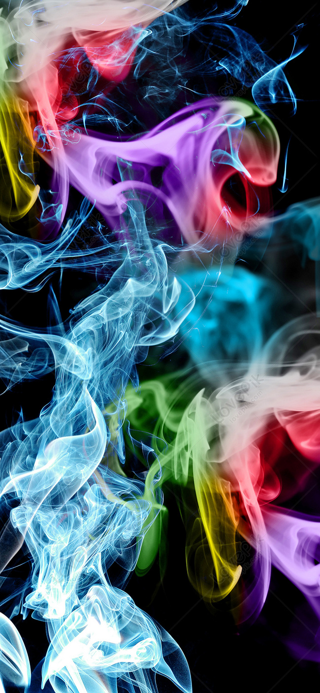 Color Smoke Mobile Phone Wallpaper Images Free Download on Lovepik |  400837268