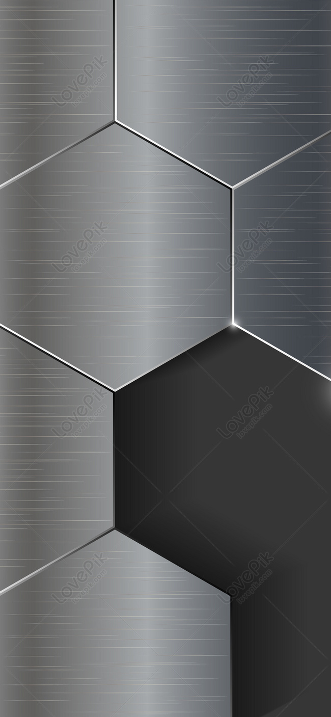 Hexagonal Metal Pattern Mobile Phone Wallpaper Images Free Download on  Lovepik | 400713923