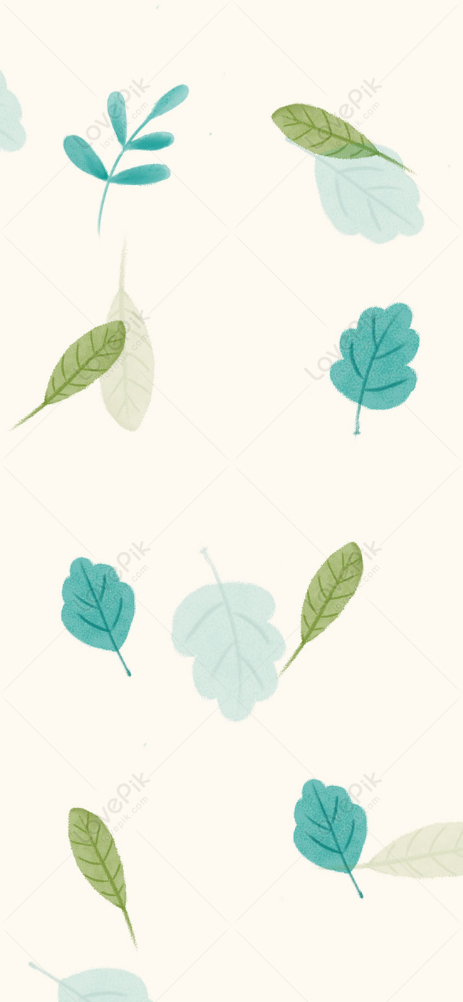 Lovepik Leaf Decoration Background Mobile   Image 400756625 