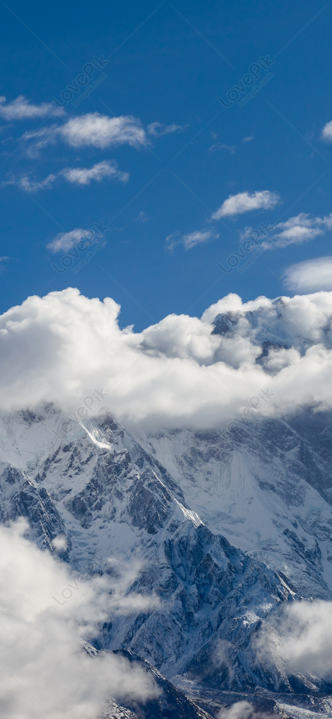 雪山の風景の携帯壁紙イメージ 背景 Id Prf画像フォーマットjpg Jp Lovepik Com