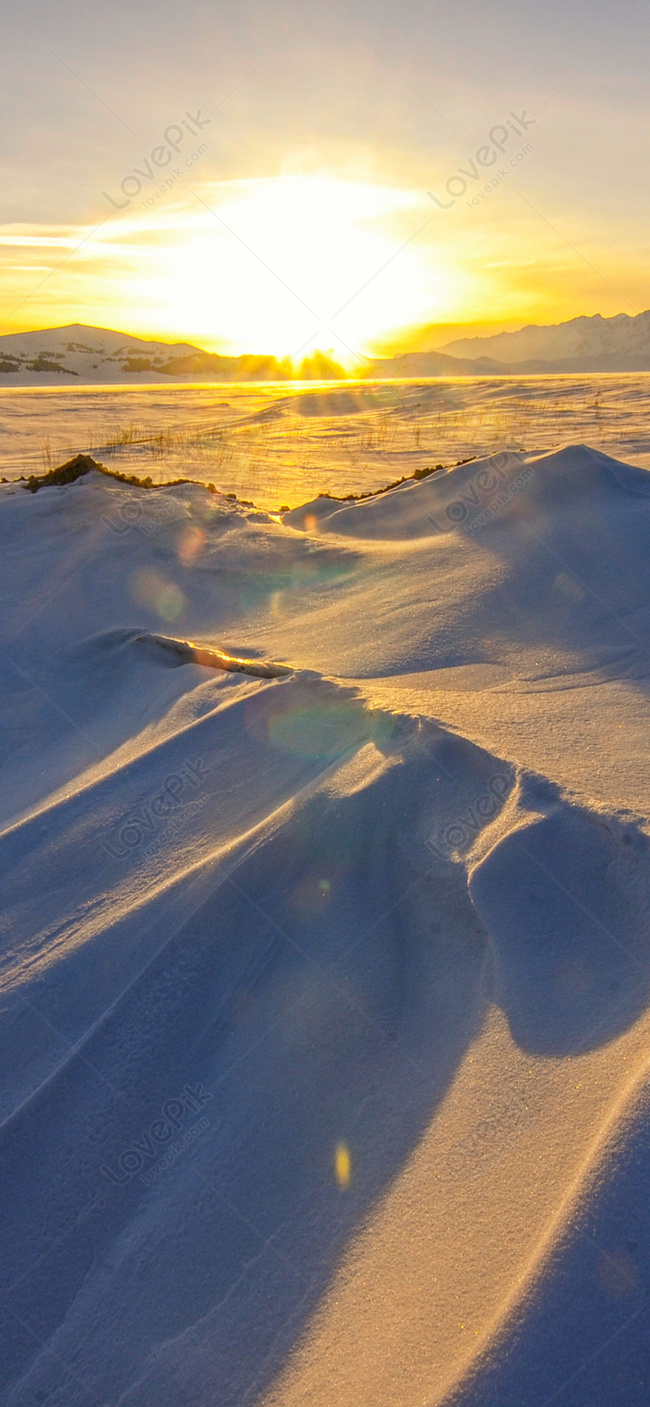 夕焼け雪の携帯壁紙イメージ 背景 Id Prf画像フォーマットjpg Jp Lovepik Com