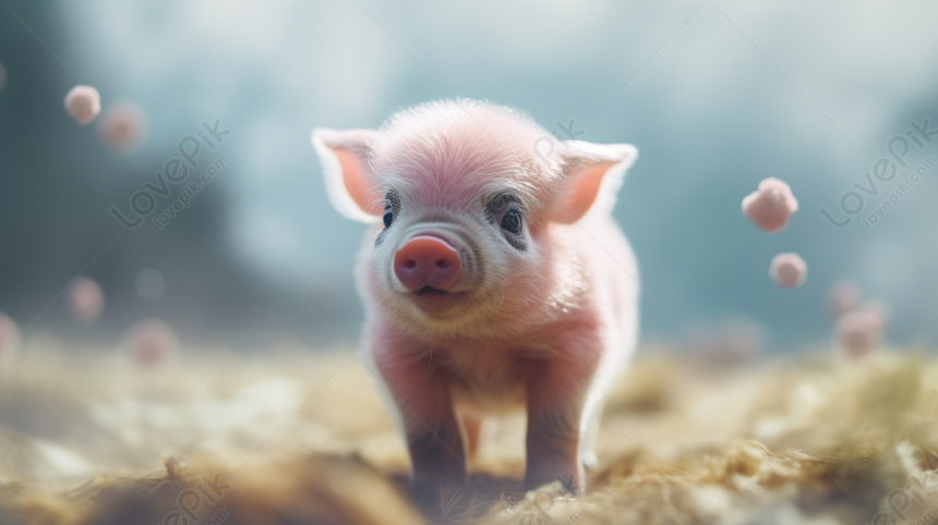Nhân Vật Lợn Đáng Yêu Mỉm Cười Khuôn Mặt Heo Con Nhỏ Dễ Thương Được Cách Ly  Trên Nền Trắng Bộ Sưu Tập Cảm Xúc Lợn Vector Vẽ Tay Minh Họa Hình
