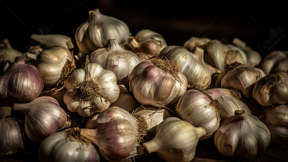 Garlic Plant Stock Photos, Images and Backgrounds for Free Download