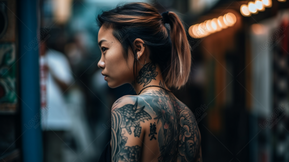 Download Ai Generated, Woman, Tattoo. Royalty-Free Stock Illustration Image  - Pixabay