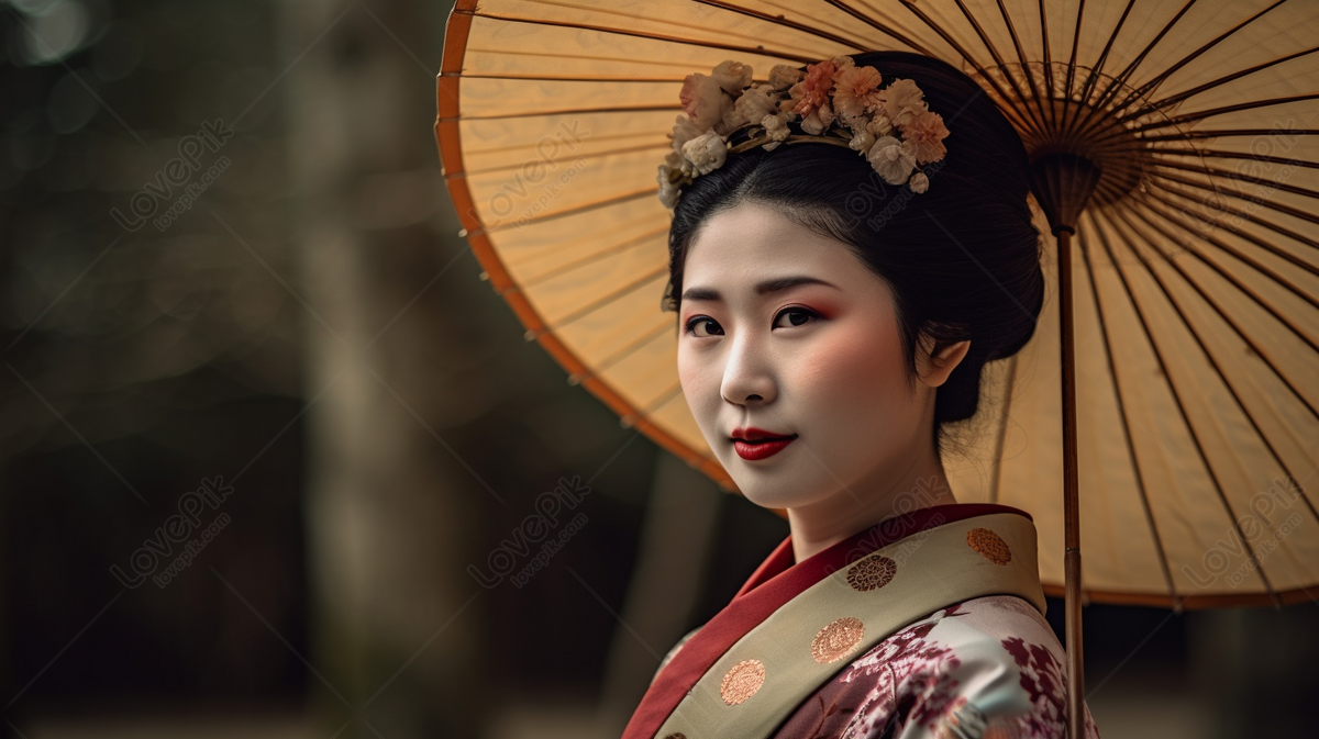 Geisha Portrait Images, HD Pictures For Free Vectors Download - Lovepik.com
