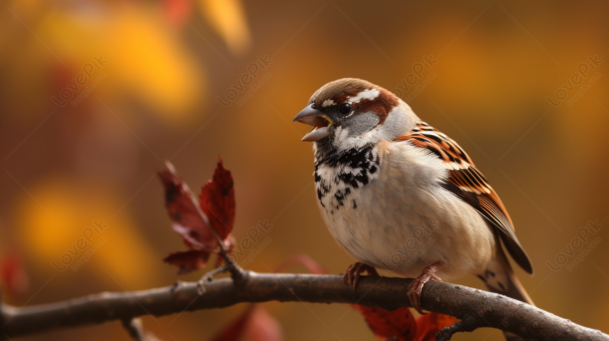 House sparrow drawing Cut Out Stock Images & Pictures - Alamy