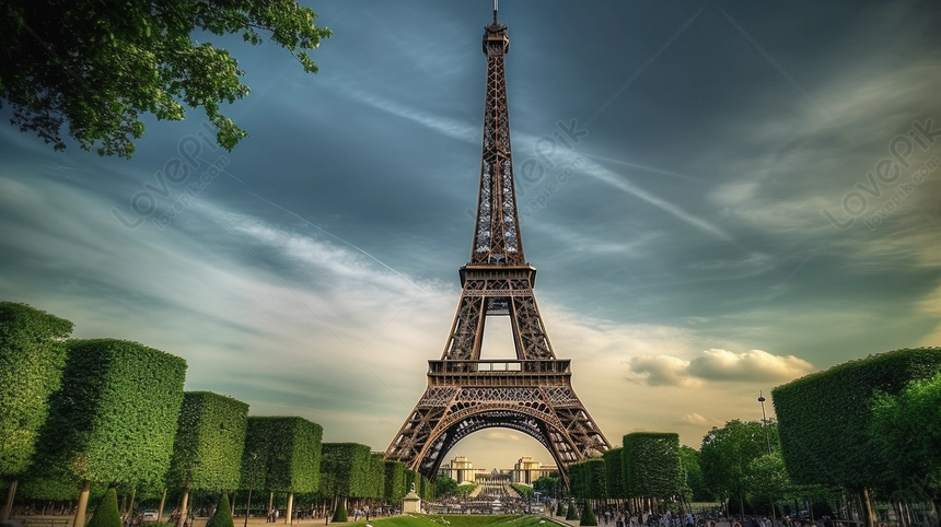 Ảnh Tháp Eiffel Của Pháp Đẹp, Ấn Tượng Nhất Làm Hình Nền