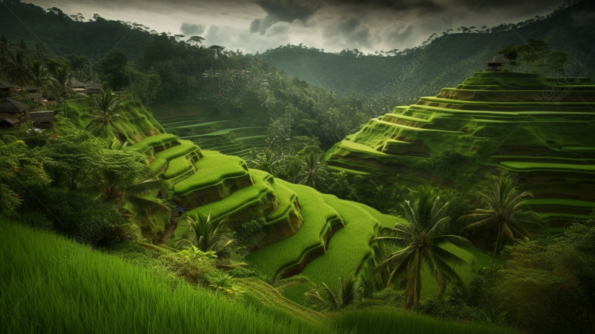 Rice Terraces On Bali, Rice Backgrounds, Bali Backgrounds, Hd ...