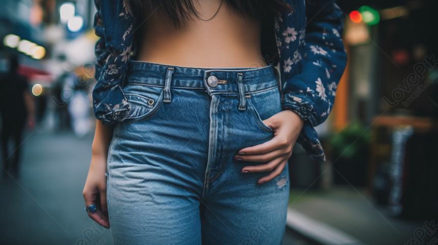 3 photo poses for the effortlessly stylish girl in a jeans top | by Faiz  Turnout | Medium