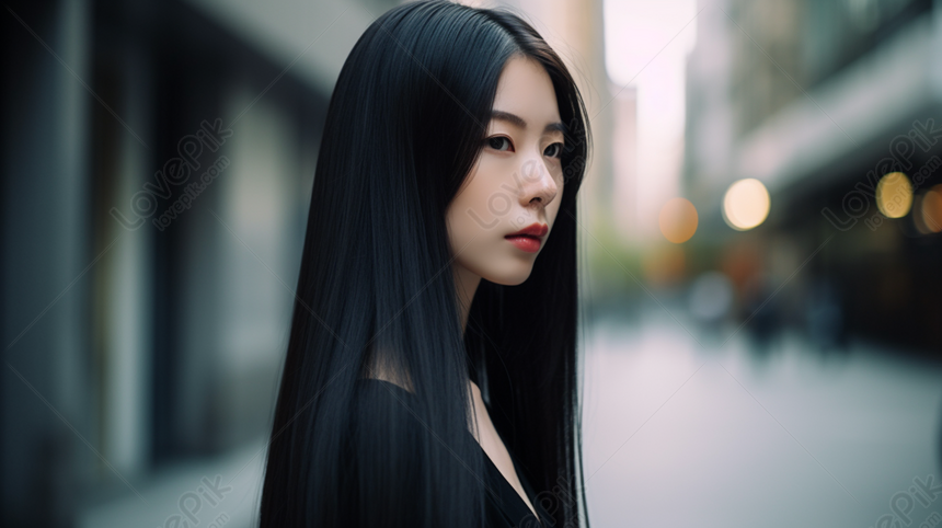 Portrait De Beauté D'une Belle Femme Noire Portant Des Sous