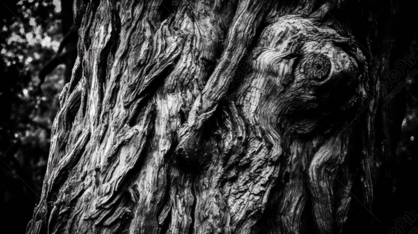 árbol fondo blanco y negro