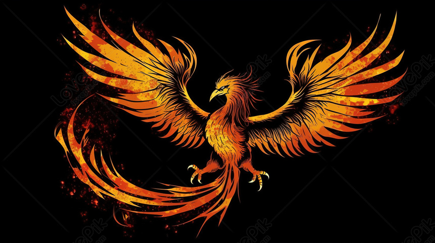 Fiery Phoenix Wallpaper, Fiery Backgrounds, Phoenix Backgrounds ...