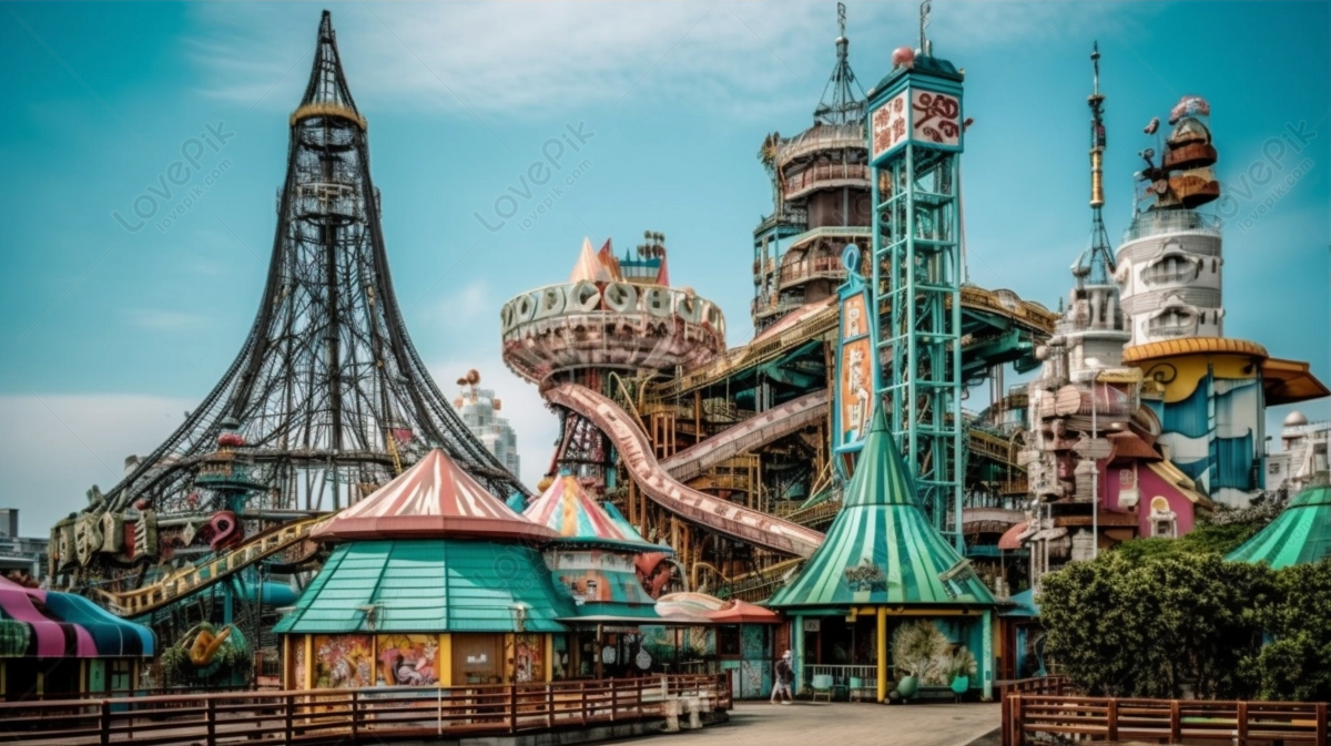 The Amusement Park In Japan, Amusement Backgrounds, Hd Photography ...