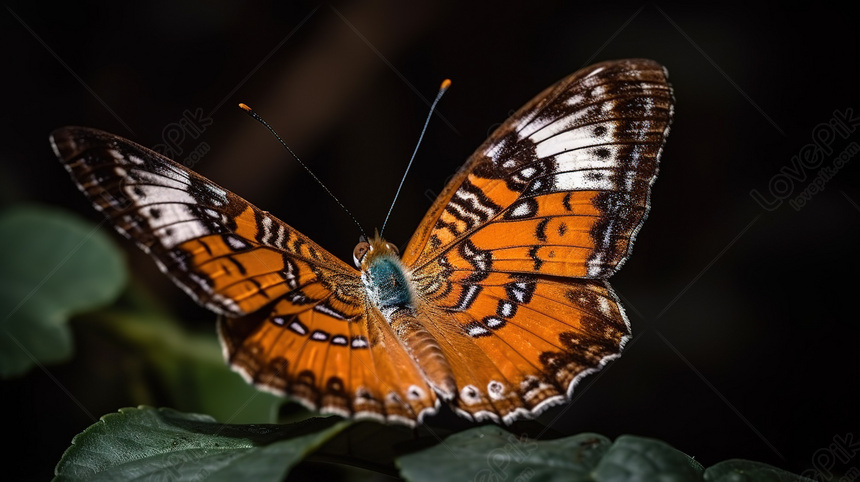 Потрясающая бабочка: оранжево-белая красавица на угольно-черном фоне,  оглушительный Фон, красота Фон, бабочка Фон изображение_Фото номер  361335406_JPG Формат изображения_ru.lovepik.com
