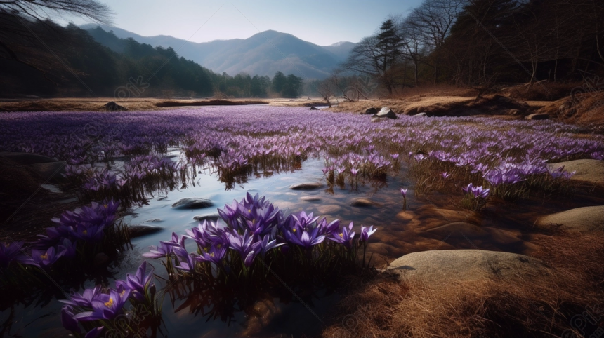 photographie de fleurs violettes