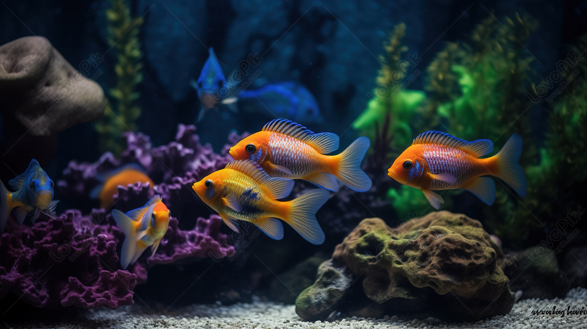 Colorful Fish In An Aquarium: Free Hd Images For Your Background, Your ...