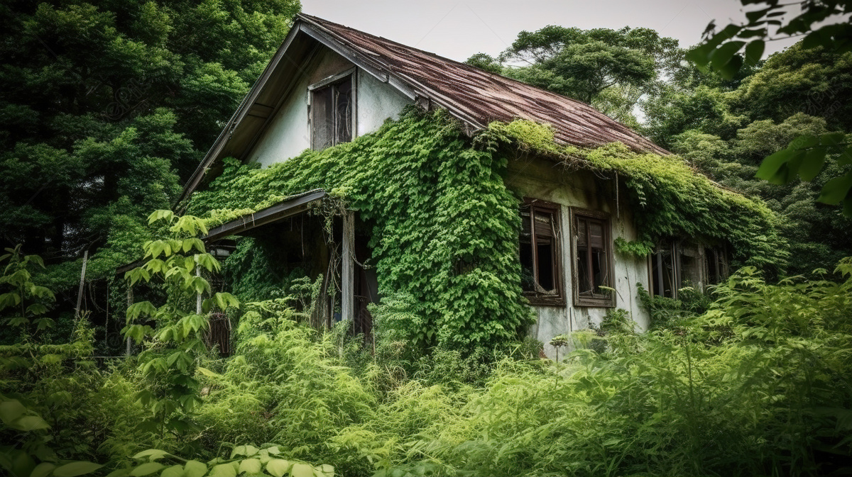 Overgrown With Vines: The Enigmatic Abandoned House In The Woods ...