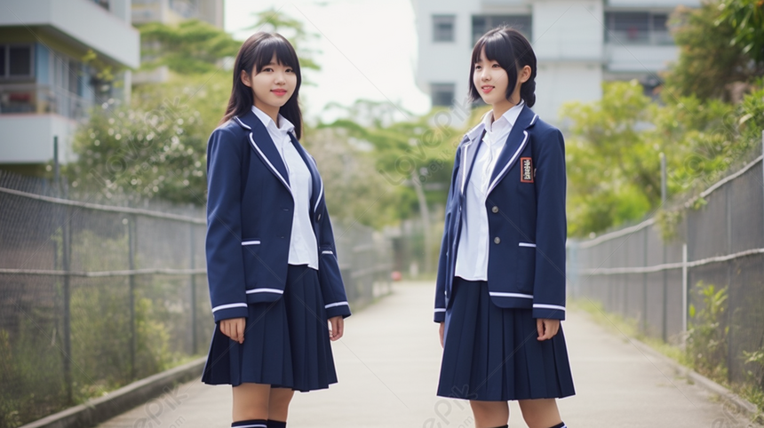 Asia student uniform: изображения без лицензионных платежей
