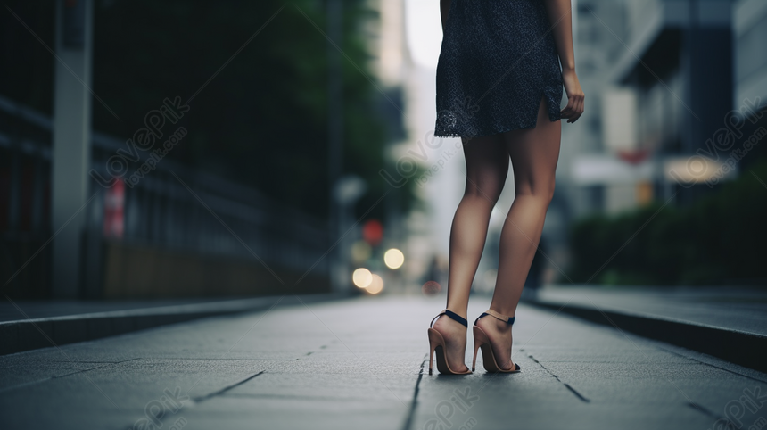 Photo de Femme En Talons Hauts Marchant Dans La Rue Rue Pietonne Arriere plans Vers Le Bas Arriere plans Haut Arriere plans rue pietonne vers le bas haut Arriere plans images free download Lovepik