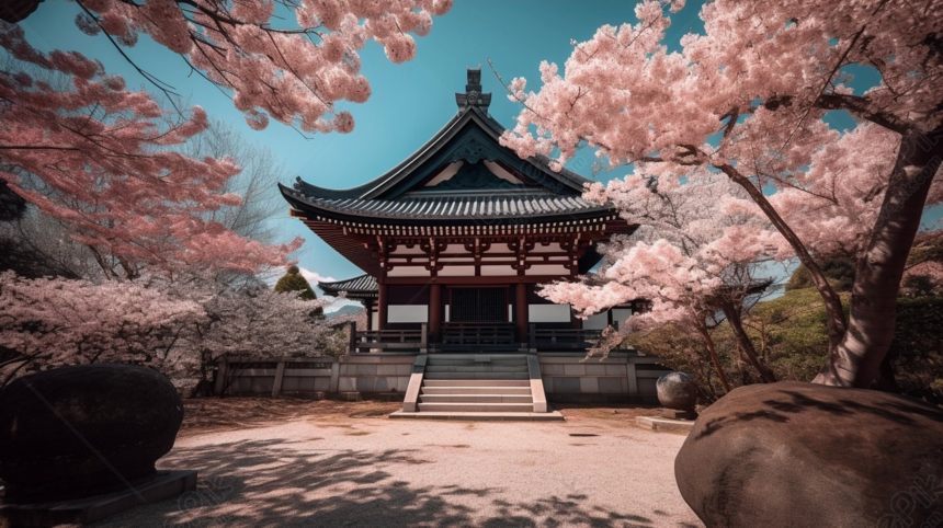 Hình nền Nền Ngôi Chùa ở Nhật Bản Trên Một Khu Rừng Xinh đẹp Nền, Cổng Phía  Tây Kyoto Kiyomizudera Mùa Thu Và Ngôi Chùa Ba Tầng, ảnh Chụp ảnh Hd, đám