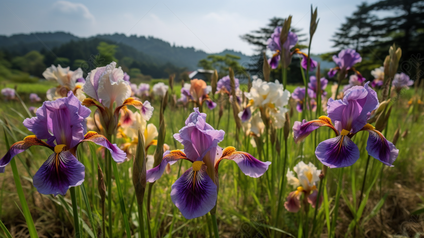 Drops Flower Iris Royalty-Free Images, Stock Photos & Pictures |  Shutterstock