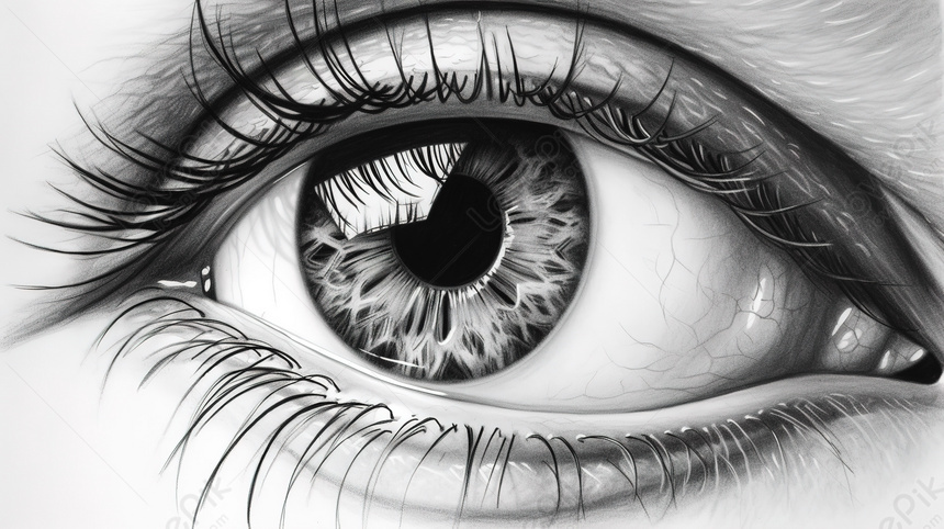 Photo de Dessin Dun Oeil En Noir Et Blanc Yeux Arri re plans