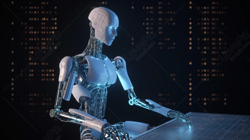 Hình nền Nền Lập Trình Viên Tự động Hóa Với Robot Kết Xuất 3d Trong Khi Vận  Hành Máy Tính Xách Tay Nền, Ai, Tự động Hóa, Công Nghệ Ai Background Vector