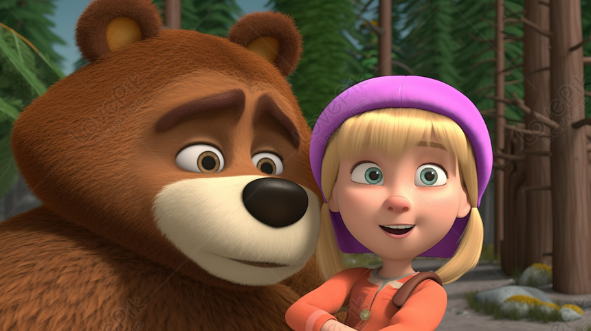 Pin by Ribeirosusana on Masha e o urso | Marsha and the bear, Masha and the  bear, Cute cartoon girl