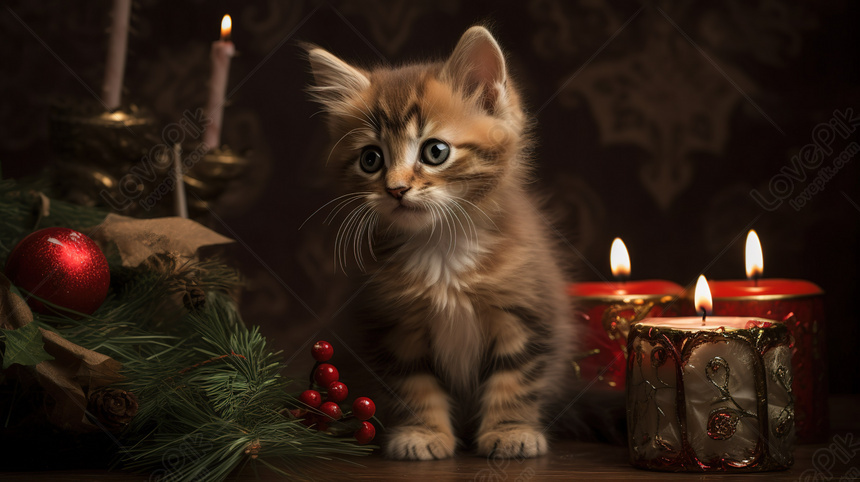 Hình Nền Giáng Sinh Dễ Thương động Vật Nền Bánh Mì Mèo, Động Vật Hình Nền, Giáng  Sinh Hình Nền, Mũ Hình Nền, HD và Nền Cờ đẹp mèo, ánh sáng, giáng