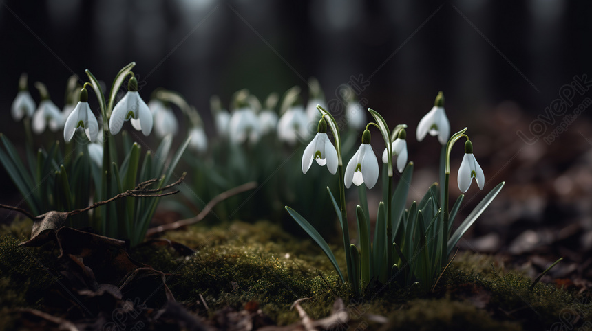 Snowdrop Flowers in Close-up Photography · Free Stock Photo