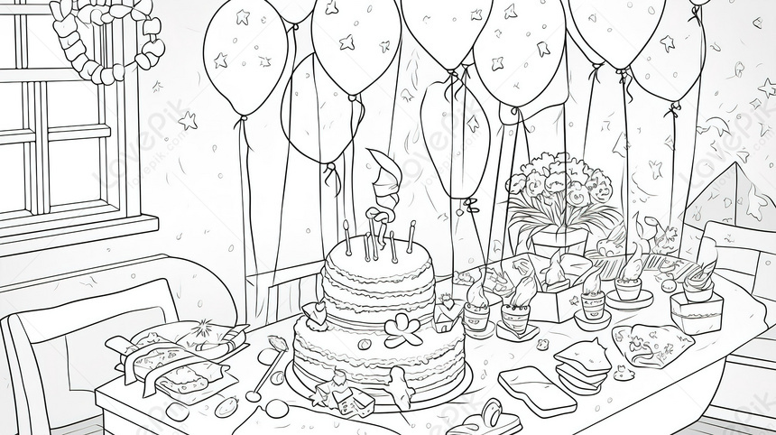 Birthday Cake Drawing - How To Draw A Birthday Cake Step By Step