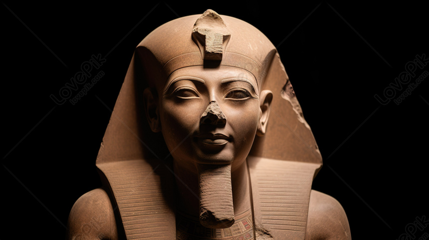 古代エジプトの彫像の発見
