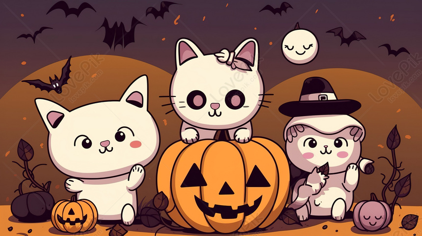 fondo de pantalla de ojos de gato de halloween