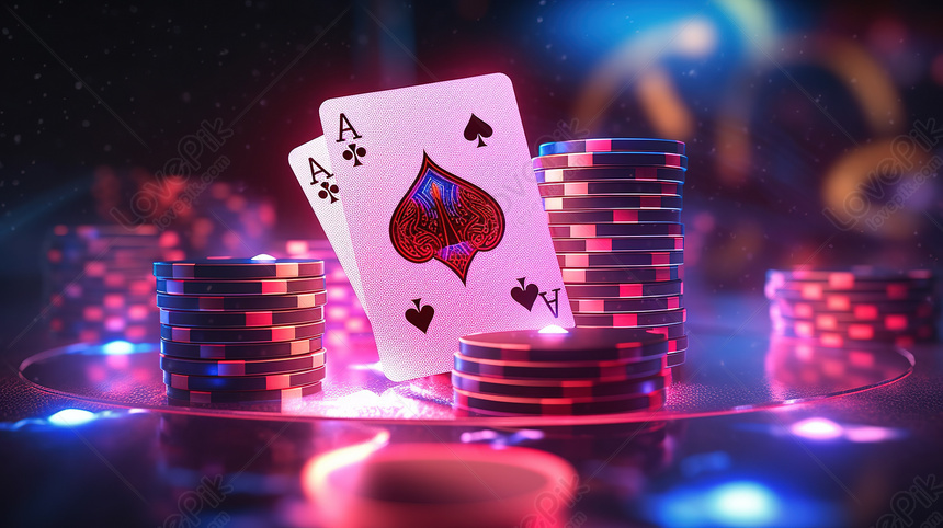 3d Rendering: Vibrant Casino Chips And Playing Cards With Neon Lighting In  Background, Casino Poker Backgrounds, Casino Backgrounds, Card Backgrounds  Download Free | Banner Background Image on Lovepik | 361498847