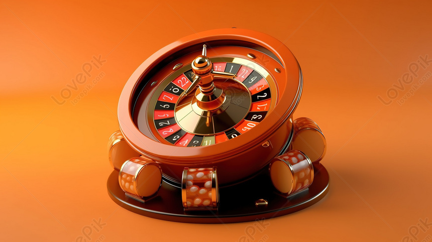 Immerse Yourself In An Online Casino Setting: Vibrant Orange Background  With Realistic 3d Render Of Roulette Wheel And Slot Machine, Vibrant  Backgrounds, Jackpot Backgrounds, Casino Chips Backgrounds Download Free |  Banner Background