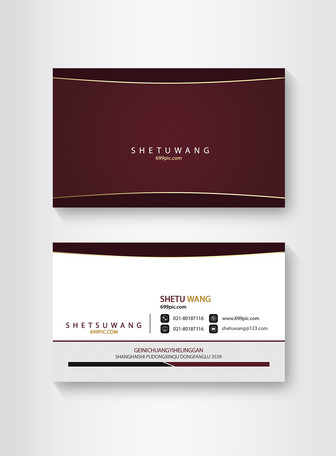 Professional Business Card Templates: Burberry Business Card 