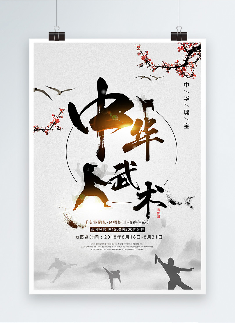 martial arts poster design