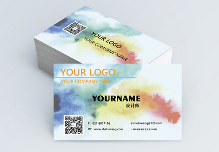 200000 Watercolor Business Card Hd Photos Free Download Lovepik Com