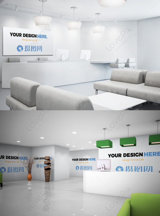 The Company Front Desk Logo Mockup Template Image Picture Free Download 400652524 Lovepik Com