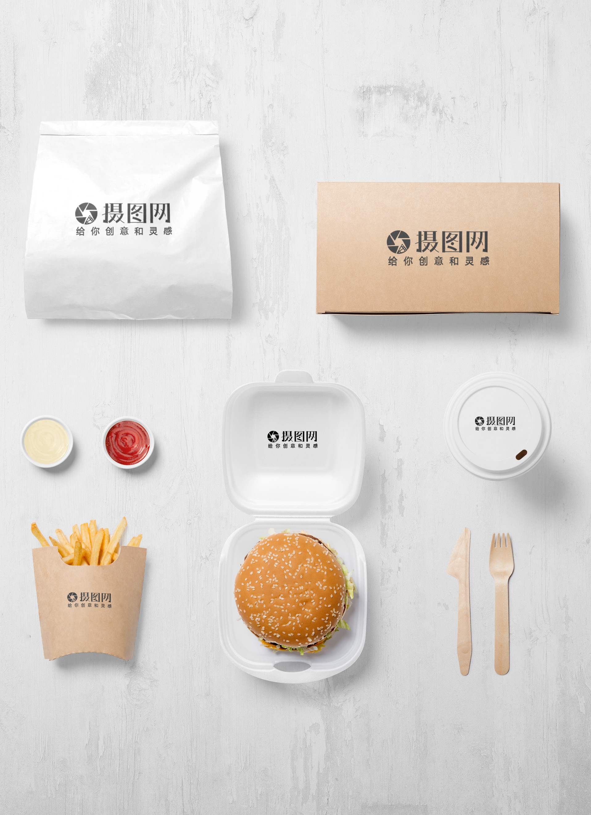 Download Fast Food Restaurant Vi Mockup Shows Pictures Template Image Picture Free Download 400653515 Lovepik Com PSD Mockup Templates