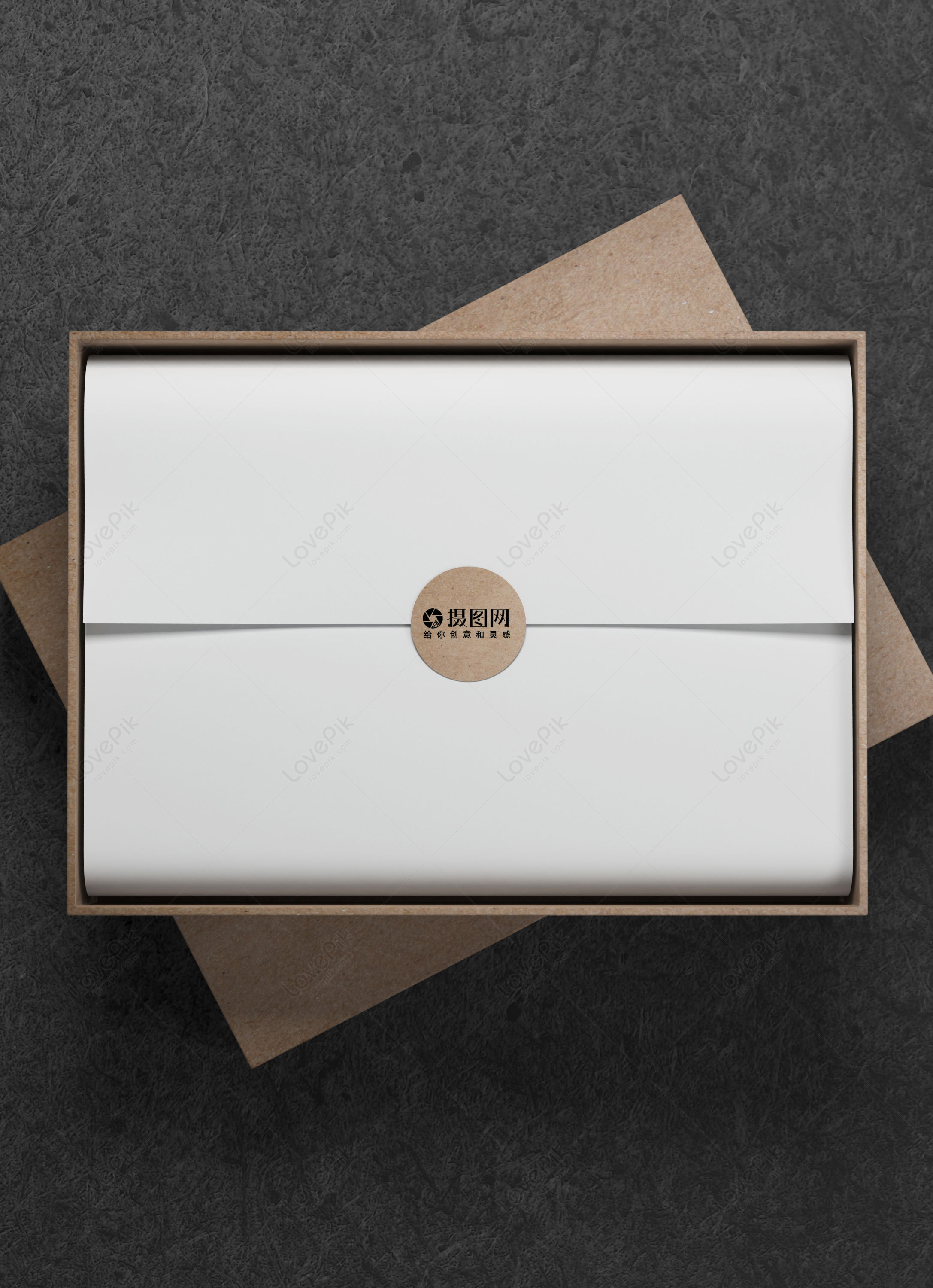Download Wooden gift box mockup template image_picture free ...