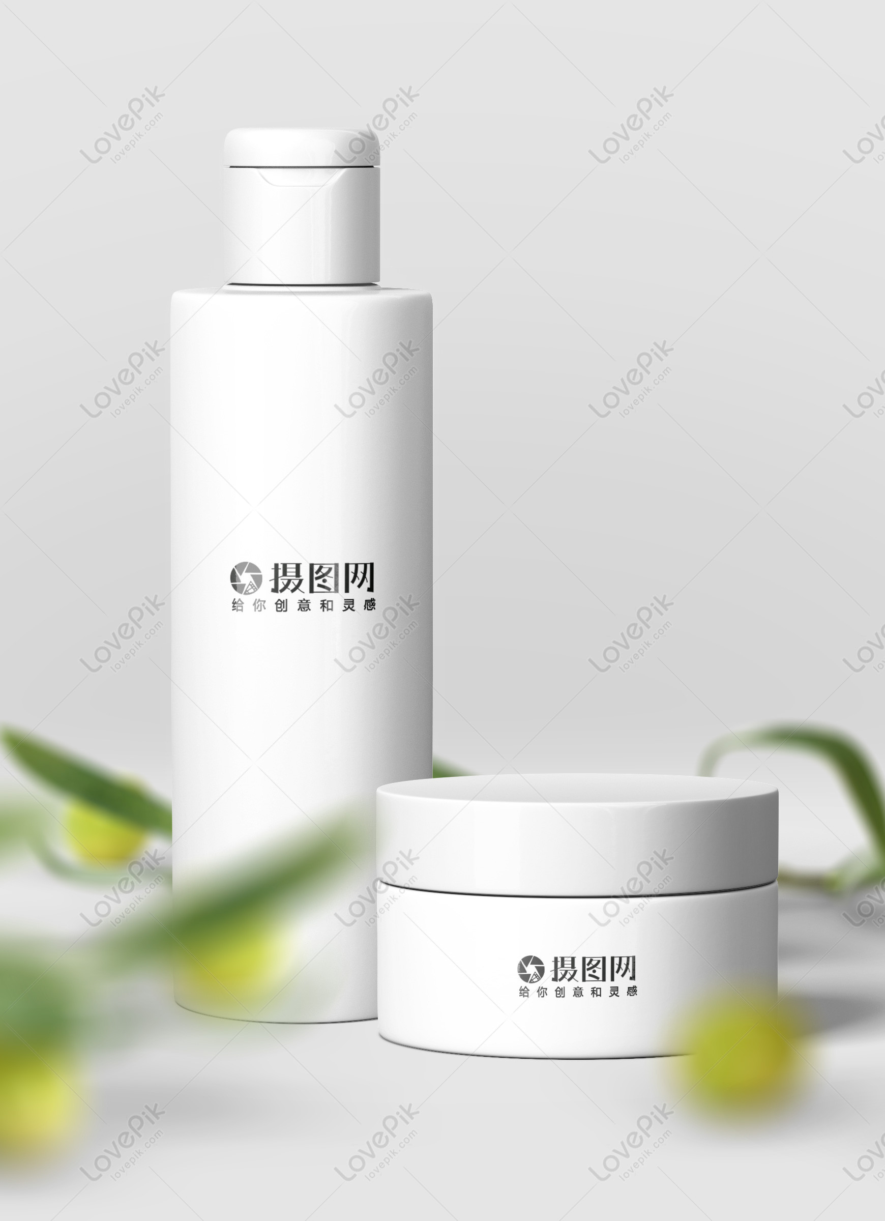 Download White cosmetic bottle mapping mockup template image_picture free download 400825951_lovepik.com