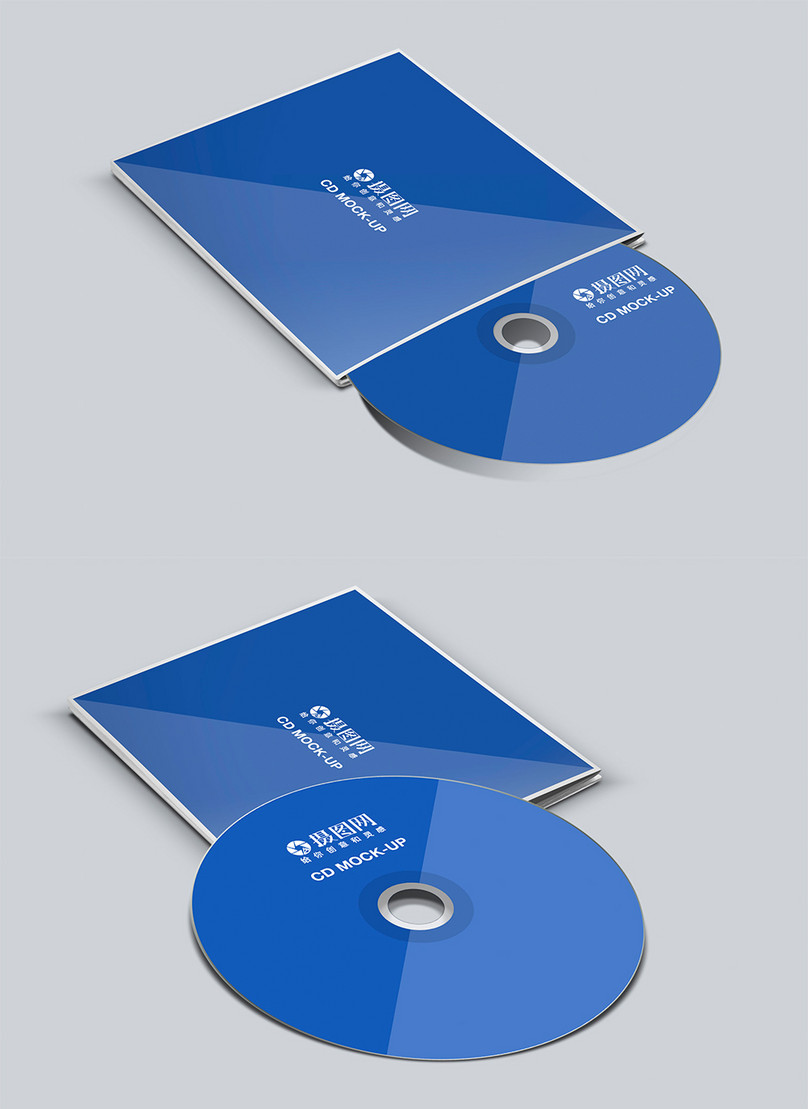 Cd Packaging Design Demonstration Mockup Template Image Picture Free 